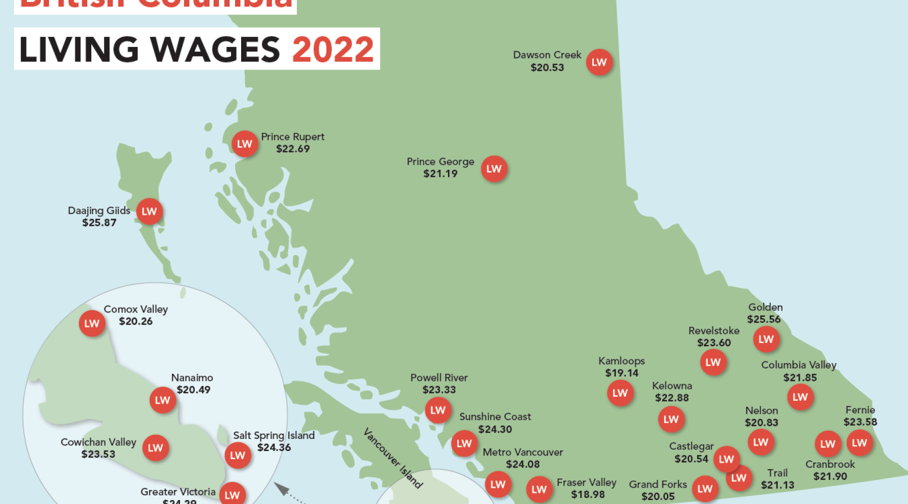 Living Wage For Families Campaign   Living Wage Map.PNG